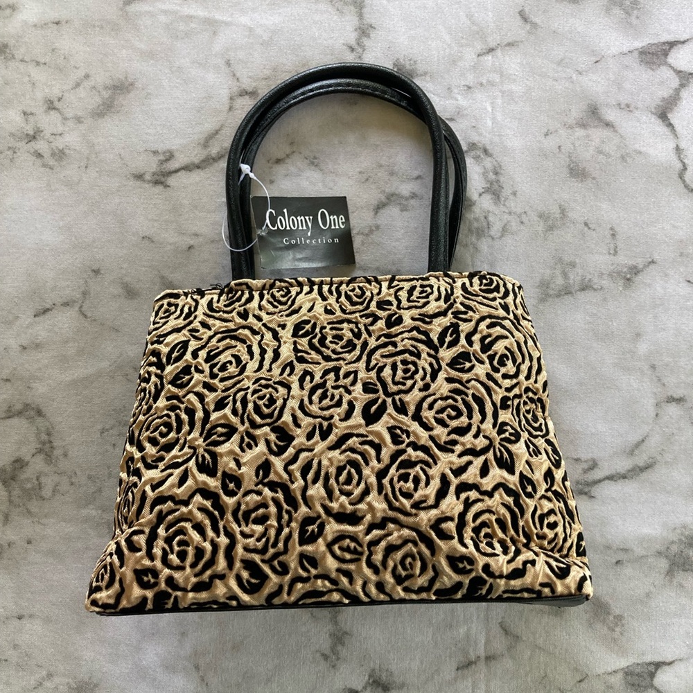 Black and Gold Women's small Bag NWT